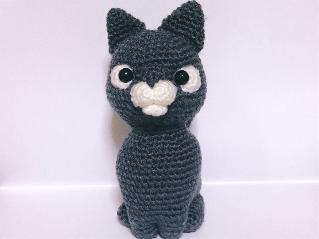 キーホルダー 猫 編み物 可愛い - おもちゃ